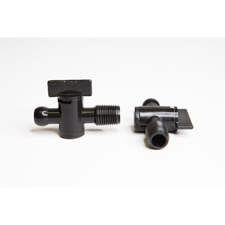 Cedarberg Snap-Loc Systems 1/4 Male Snap-Loc x 1/4 Male NPT Black 2 8525-334